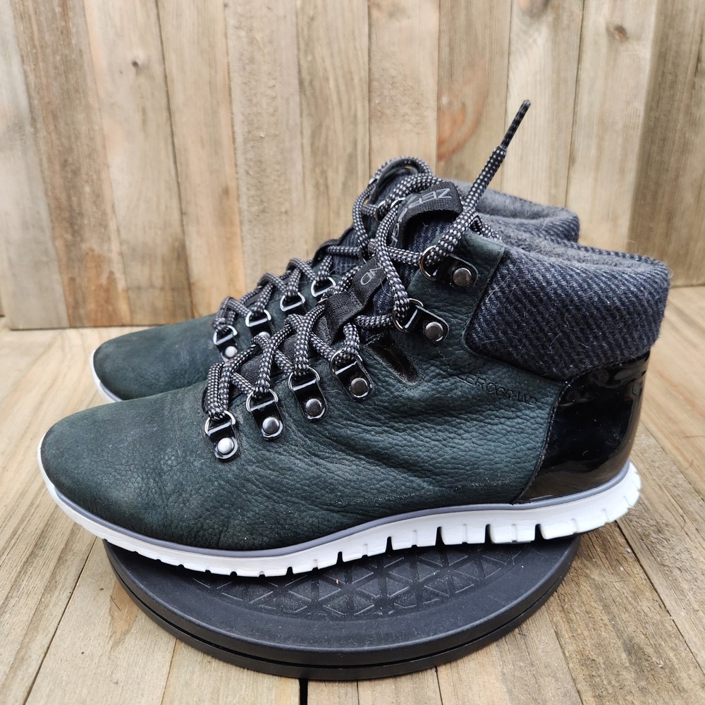 Cole Haan Zerogrand Hiker Boots Womens size 8.5 B Nubuck Leather W17873